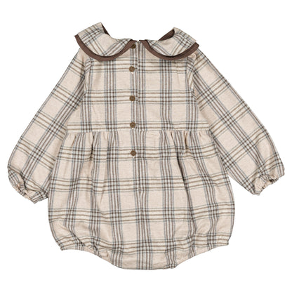 Romper CADET - beige tartan [Maison Marelle](26FW)drop1 15