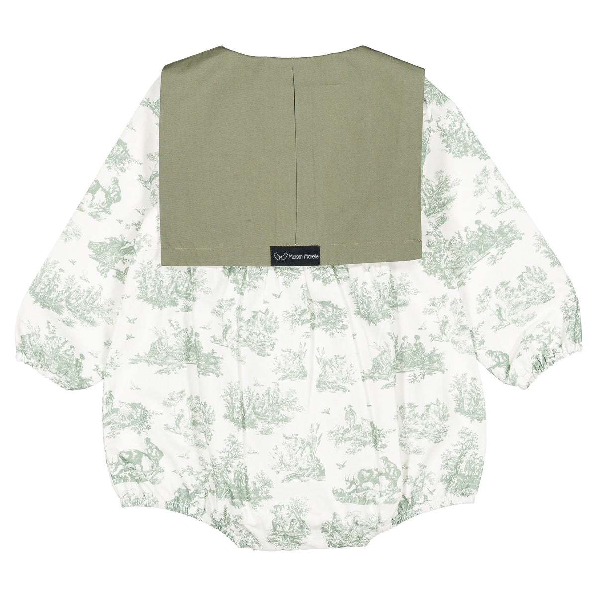 Romper CAMBON - green jouy [Maison Marelle](26FW)drop1 13