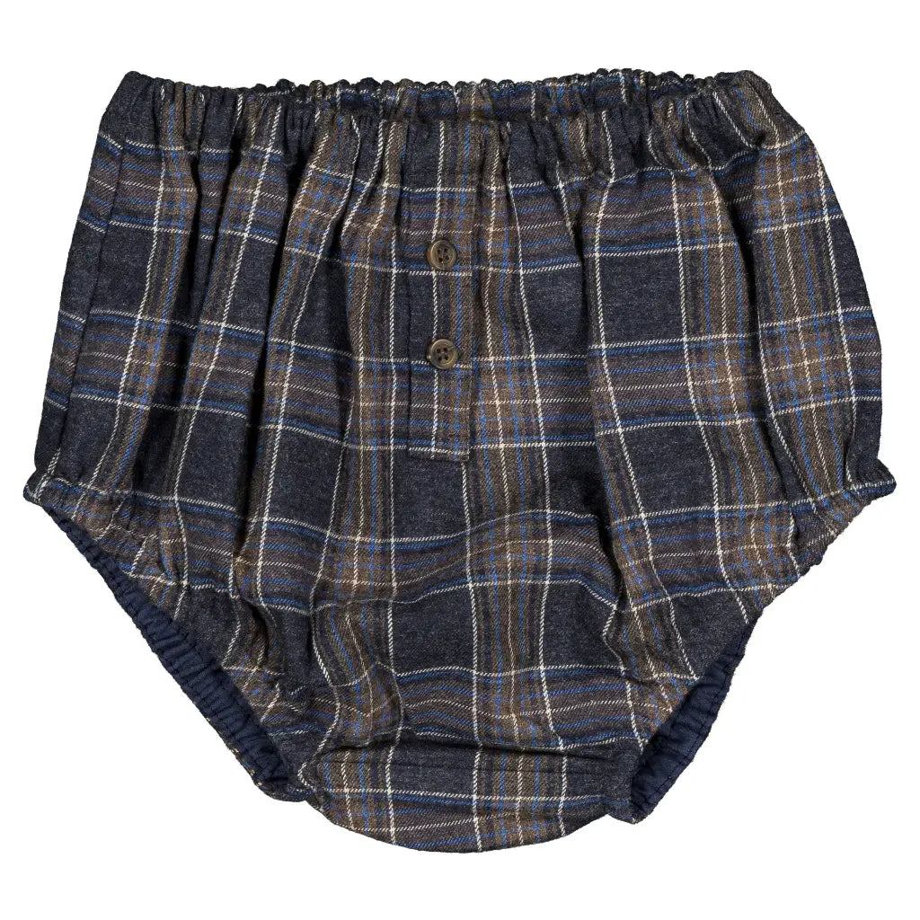 Bloomer CHAILLOT - blue tartan [Maison Marelle](26FW)drop1 3