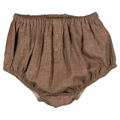 Bloomer CHAILLOT - brown houndstooth [Maison Marelle](26FW)drop1 1