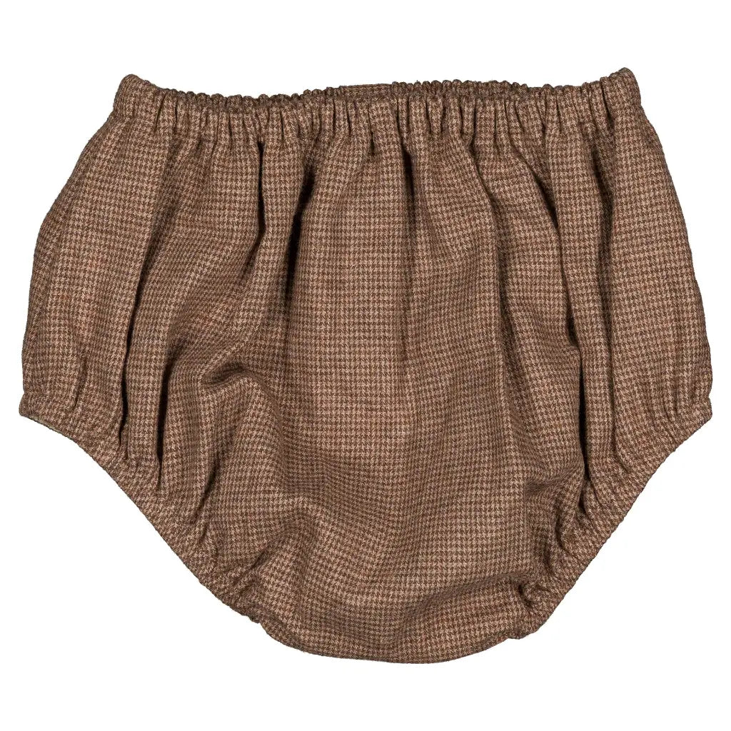 Bloomer CHAILLOT - brown houndstooth [Maison Marelle](26FW)drop1 5