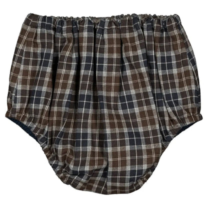 Bloomer CHAILLOT - brown tartan [Maison Marelle](26FW)drop1 2