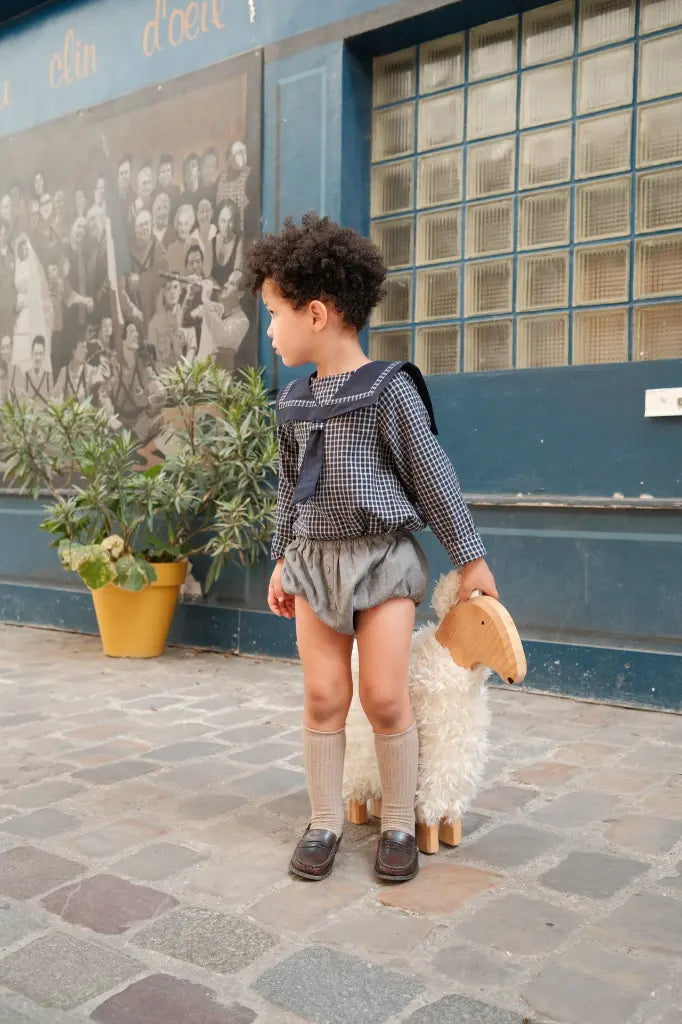 Bloomer CHAILLOT - flannel grey [Maison Marelle](26FW)drop1 3