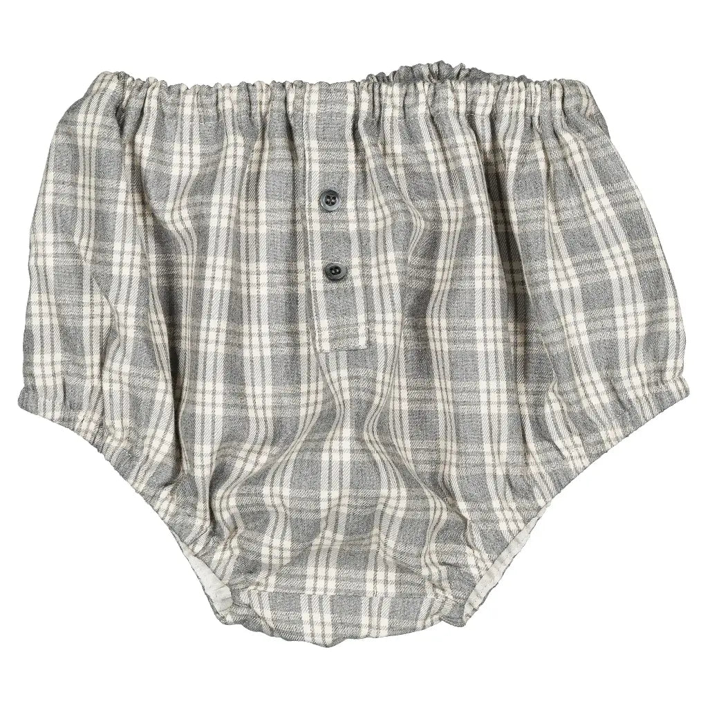 Bloomer CHAILLOT - grey tartan [Maison Marelle](26FW)drop1 1