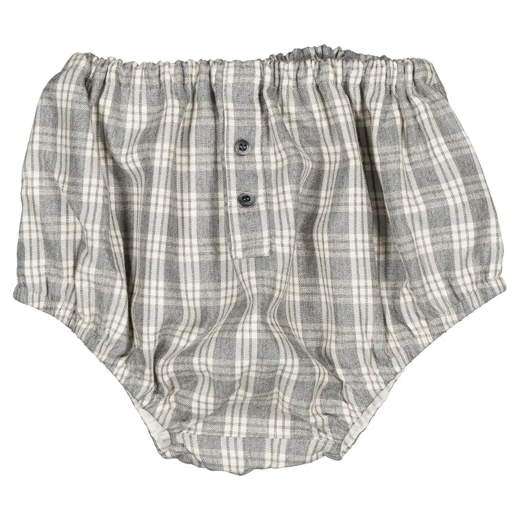 Bloomer CHAILLOT - grey tartan [Maison Marelle](26FW)drop1 2