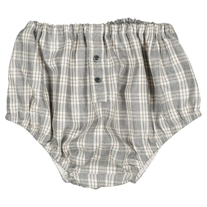 Bloomer CHAILLOT - grey tartan [Maison Marelle](26FW)drop1 2