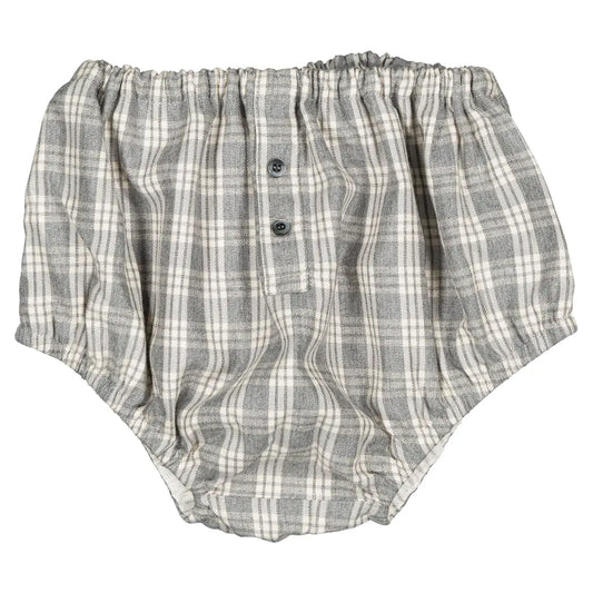 Bloomer CHAILLOT - grey tartan [Maison Marelle](26FW)drop1 2