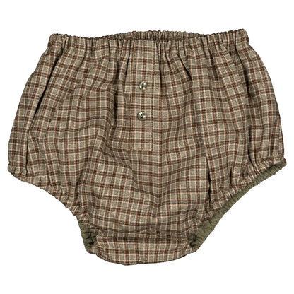 Bloomer CHAILLOT - olive check [Maison Marelle](26FW)drop1 1