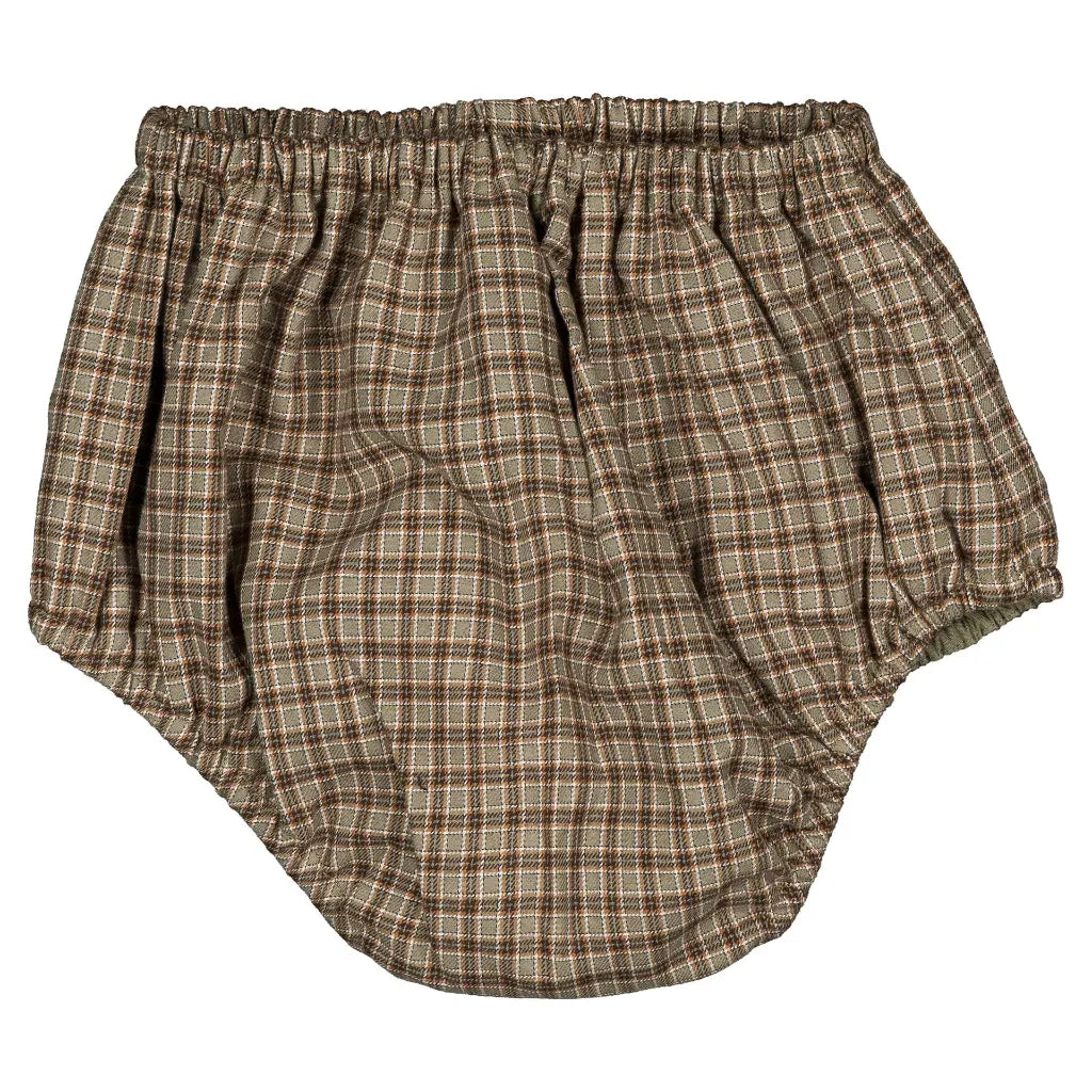 Bloomer CHAILLOT - olive check [Maison Marelle](26FW)drop1 2