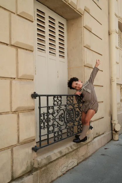 Bloomer CHAILLOT - olive check [Maison Marelle](26FW)drop1 4