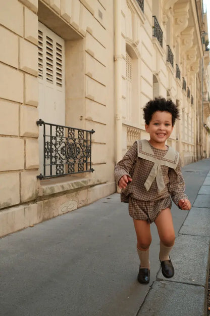 Bloomer CHAILLOT - olive check [Maison Marelle](26FW)drop1 6