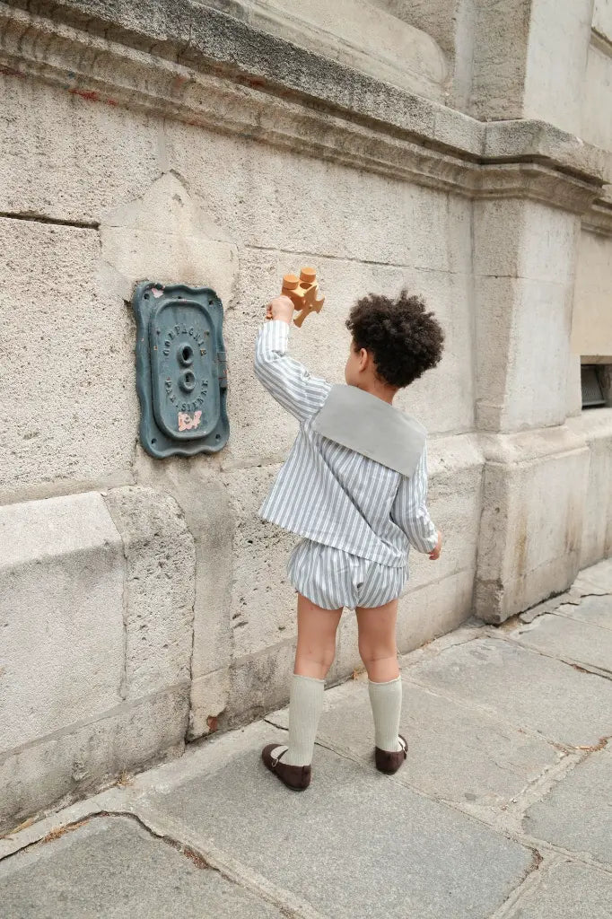 Bloomer CHAILLOT - sauge stripes [Maison Marelle](26FW)drop1 3