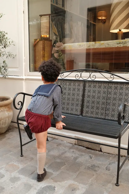 Bloomer CHAILLOT - velvet burgundy [Maison Marelle](26FW)drop1 6
