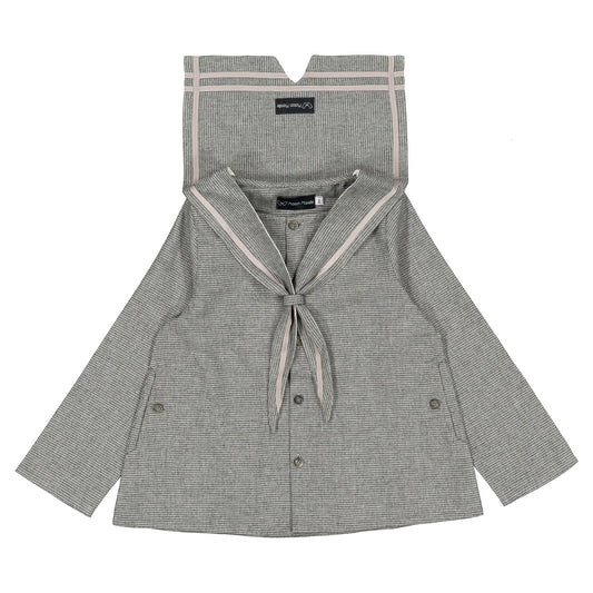 Blouse CHAPTAL - grey houndstooth [Maison Marelle](26FW)drop1 2