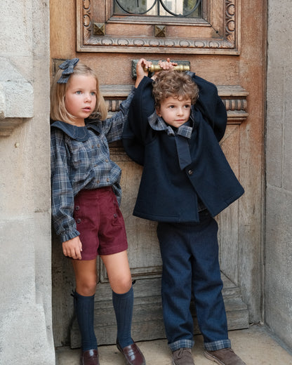 Jacket DARCY - blue wool [Maison Marelle](26FW)drop1 3
