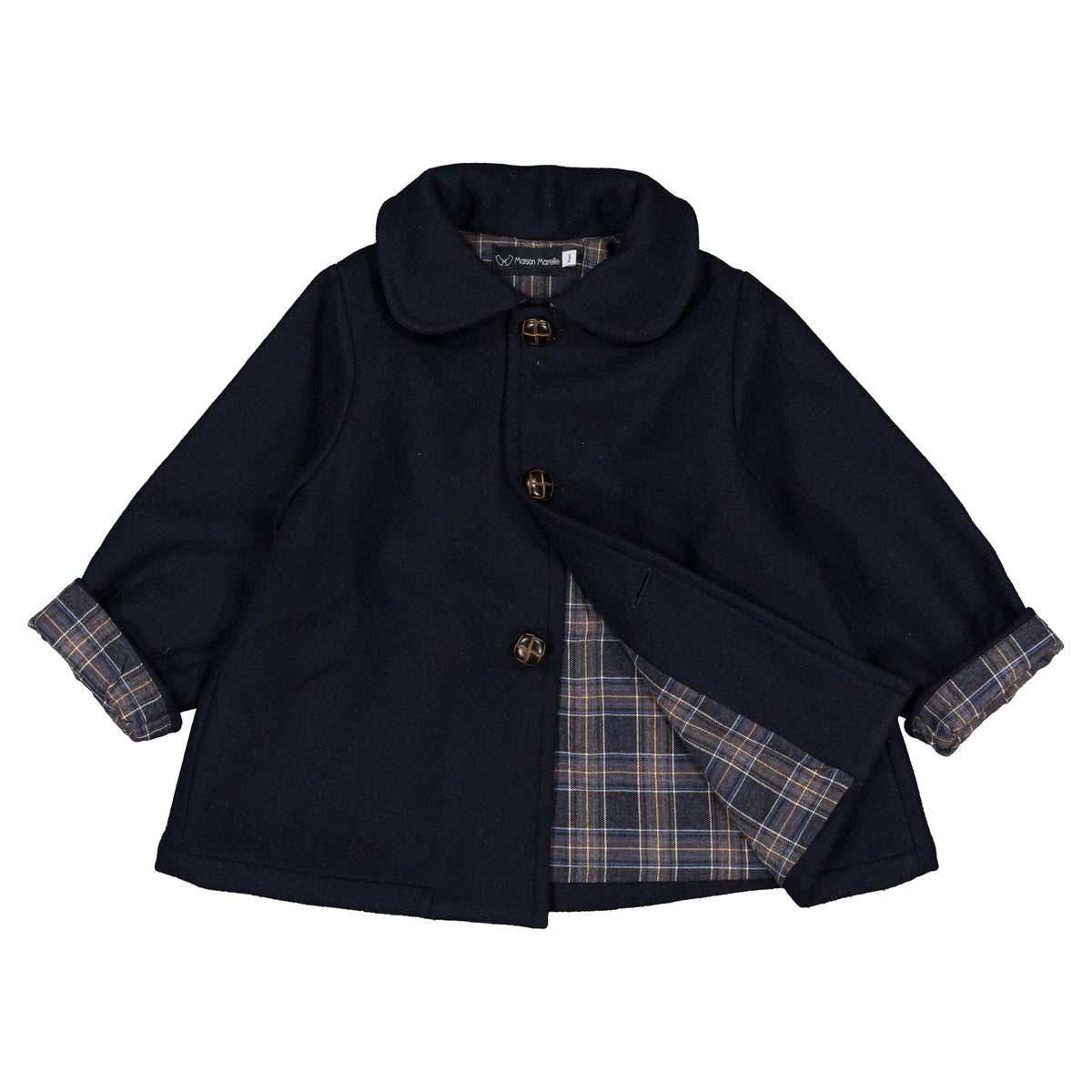 Jacket DARCY - blue wool [Maison Marelle](26FW)drop1 13