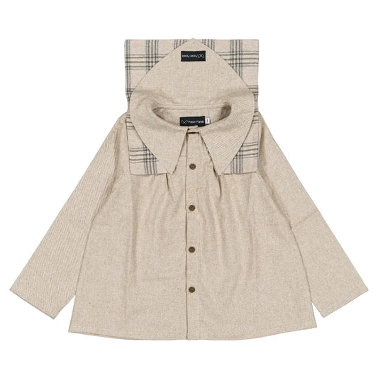 Blouse DUC - flannel beige [Maison Marelle](26FW)drop1 1