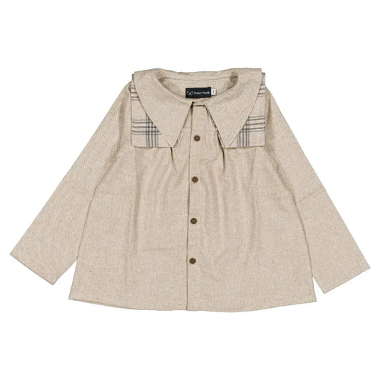 Blouse DUC - flannel beige [Maison Marelle](26FW)drop1 2