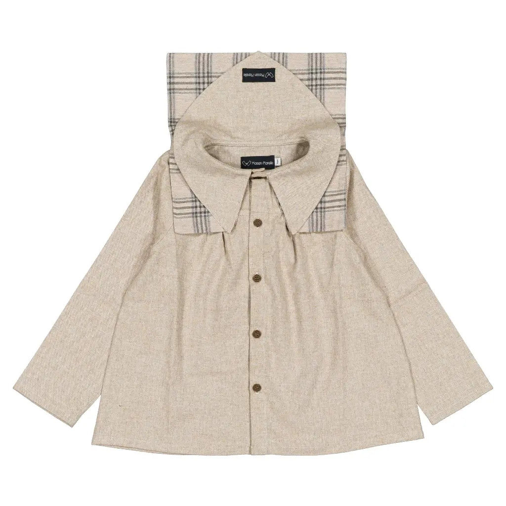 Blouse DUC - flannel beige [Maison Marelle](26FW)drop1 4