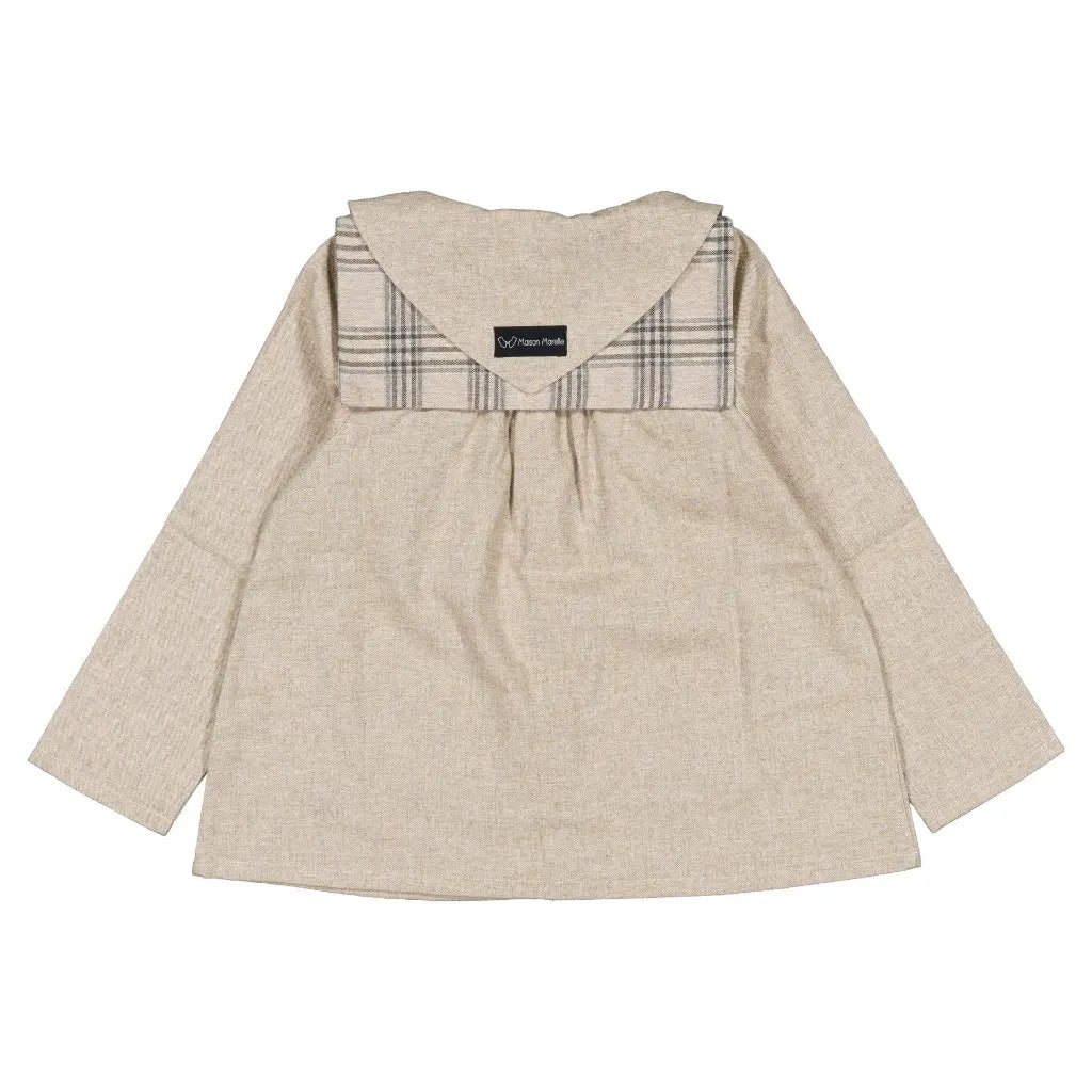 Blouse DUC - flannel beige [Maison Marelle](26FW)drop1 6