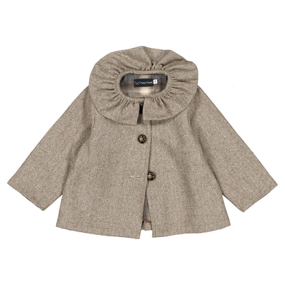 Jacket DURET - taupe chevron [Maison Marelle](26FW)drop1 8