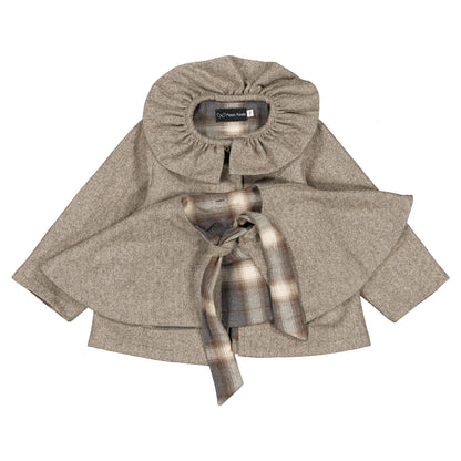 Jacket DURET - taupe chevron [Maison Marelle](26FW)drop1 10