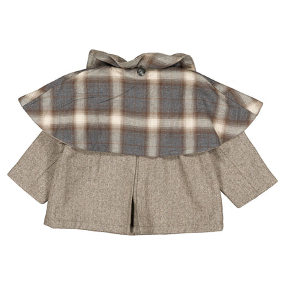 Jacket DURET - taupe chevron [Maison Marelle](26FW)drop1 13