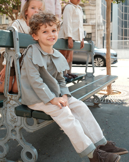Shirt GRENELLE - sauge linen [Maison Marelle](26FW)drop1 5