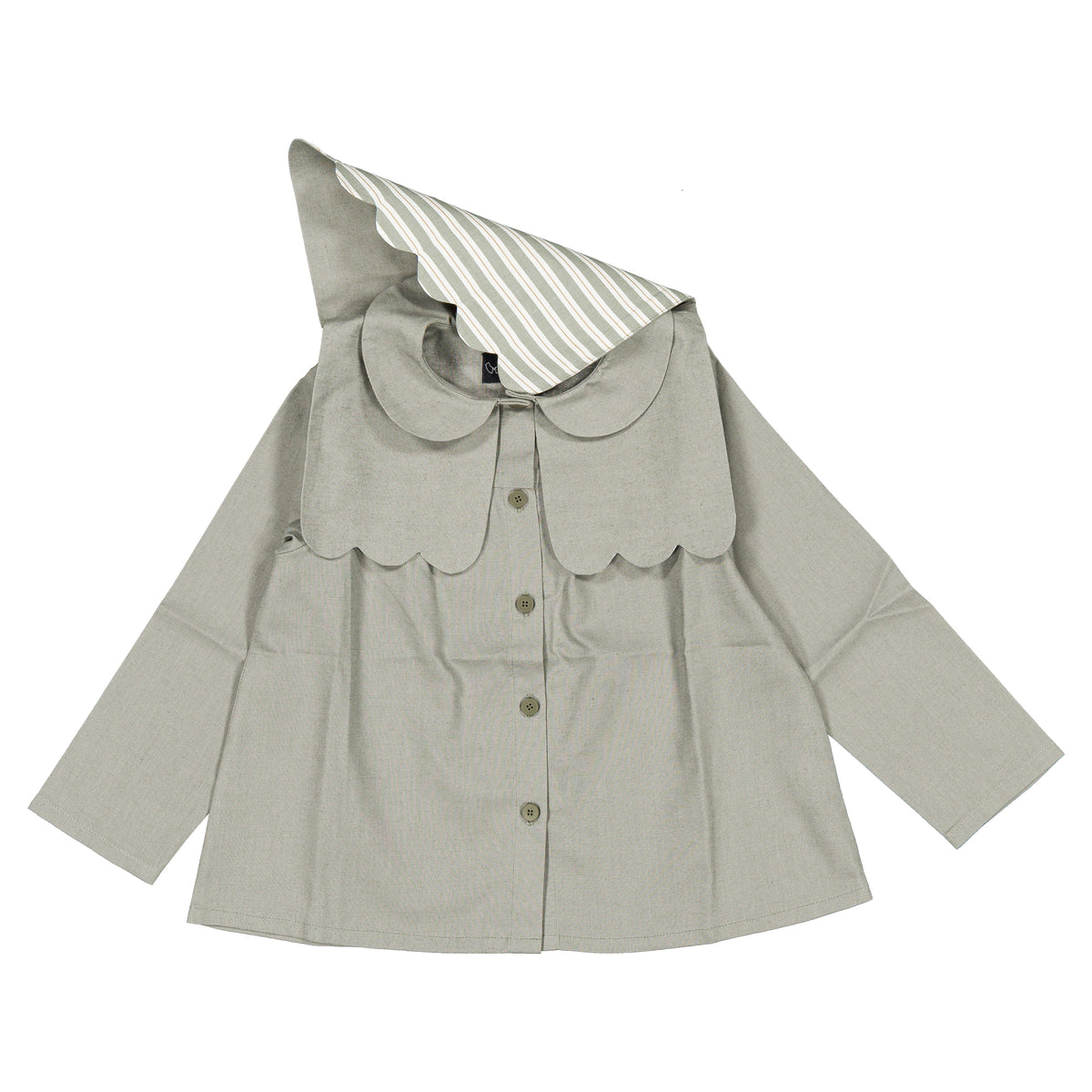 Shirt GRENELLE - sauge linen [Maison Marelle](26FW)drop1 13