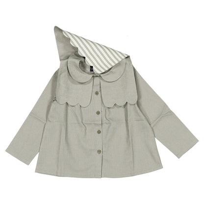 Shirt GRENELLE - sauge linen [Maison Marelle](26FW)drop1 13