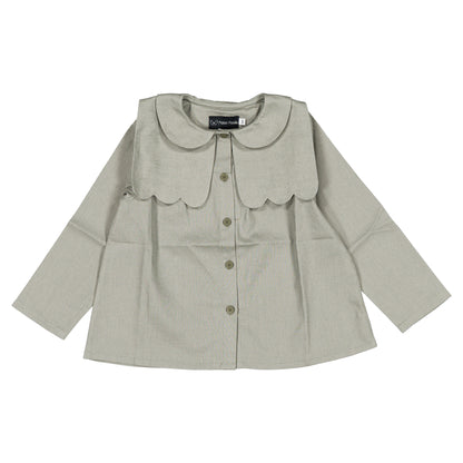 Shirt GRENELLE - sauge linen [Maison Marelle](26FW)drop1 14