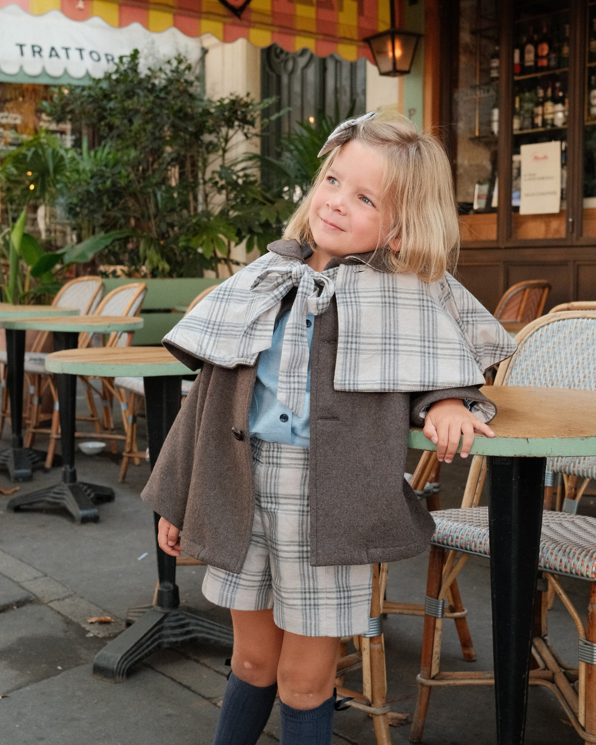 HALLES - beige tartan [Maison Marelle](26FW)drop1 3