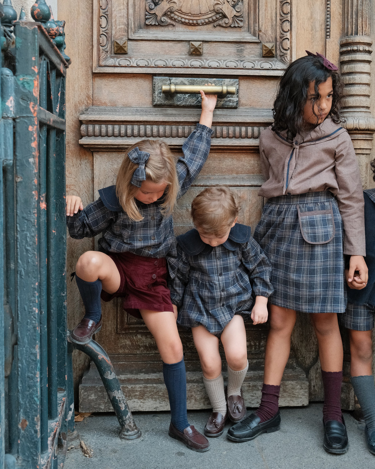 HALLES - blue tartan [Maison Marelle](26FW)drop1 7