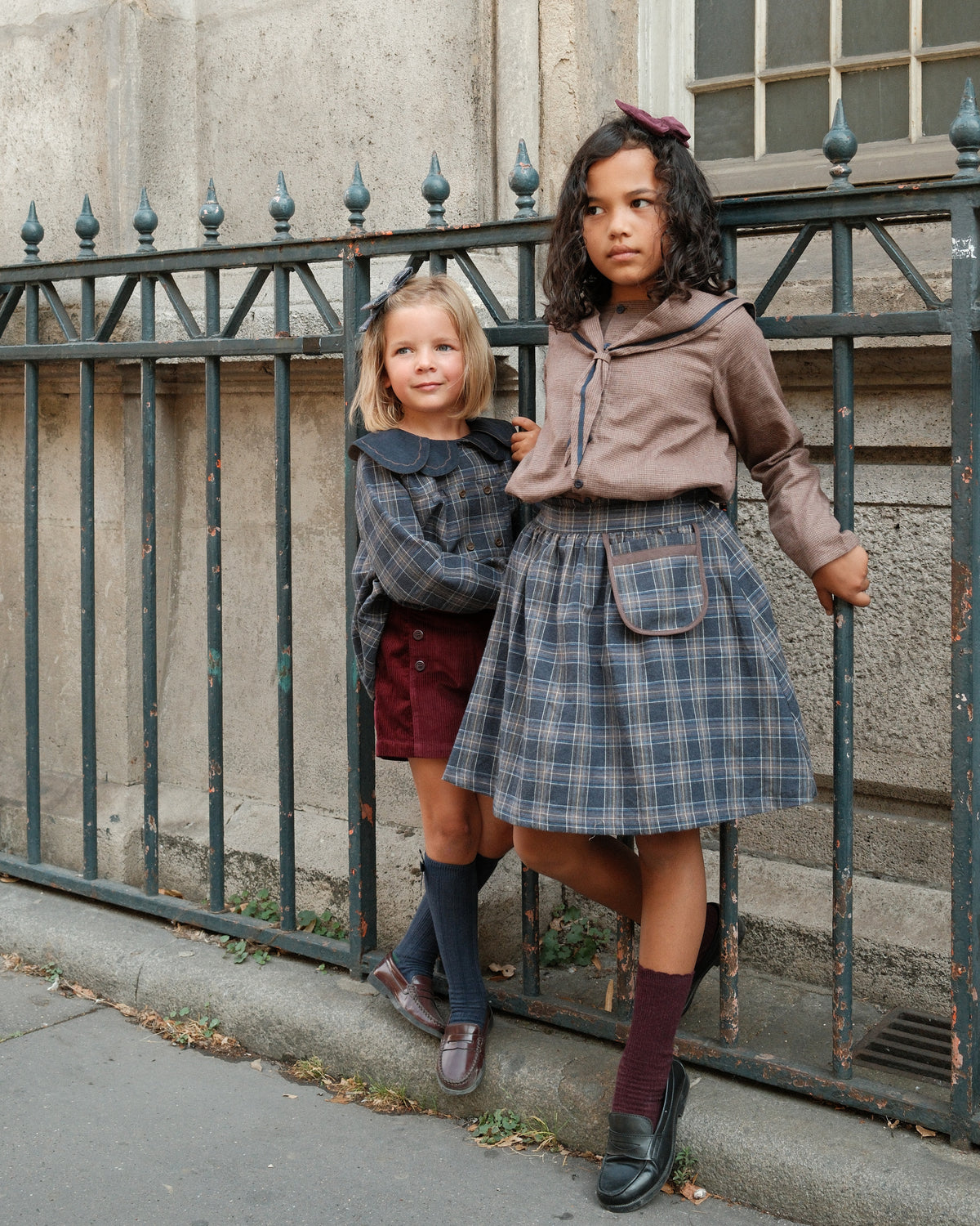 HALLES - blue tartan [Maison Marelle](26FW)drop1 8