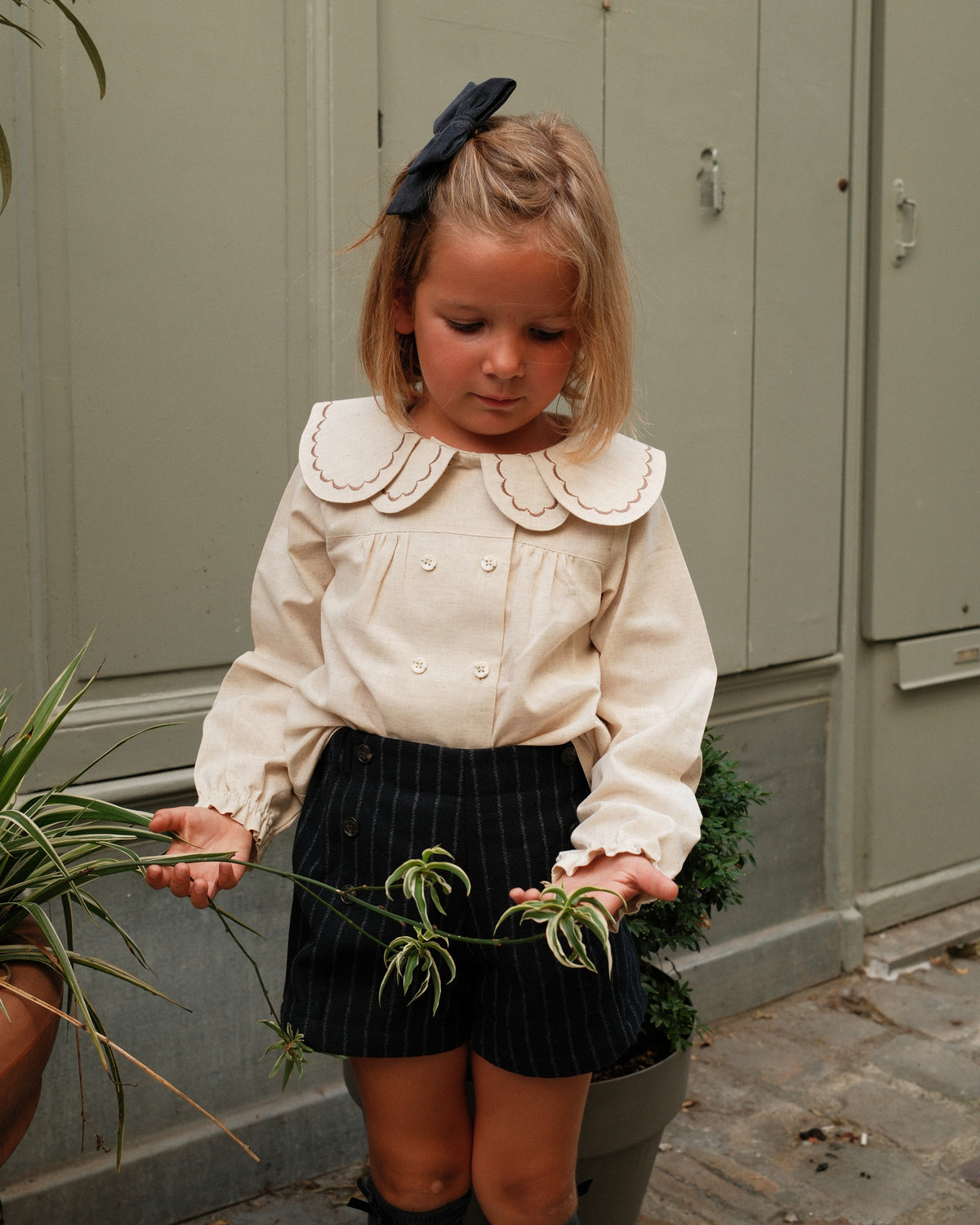 HALLES - navy velvet [Maison Marelle](26FW)drop1 2