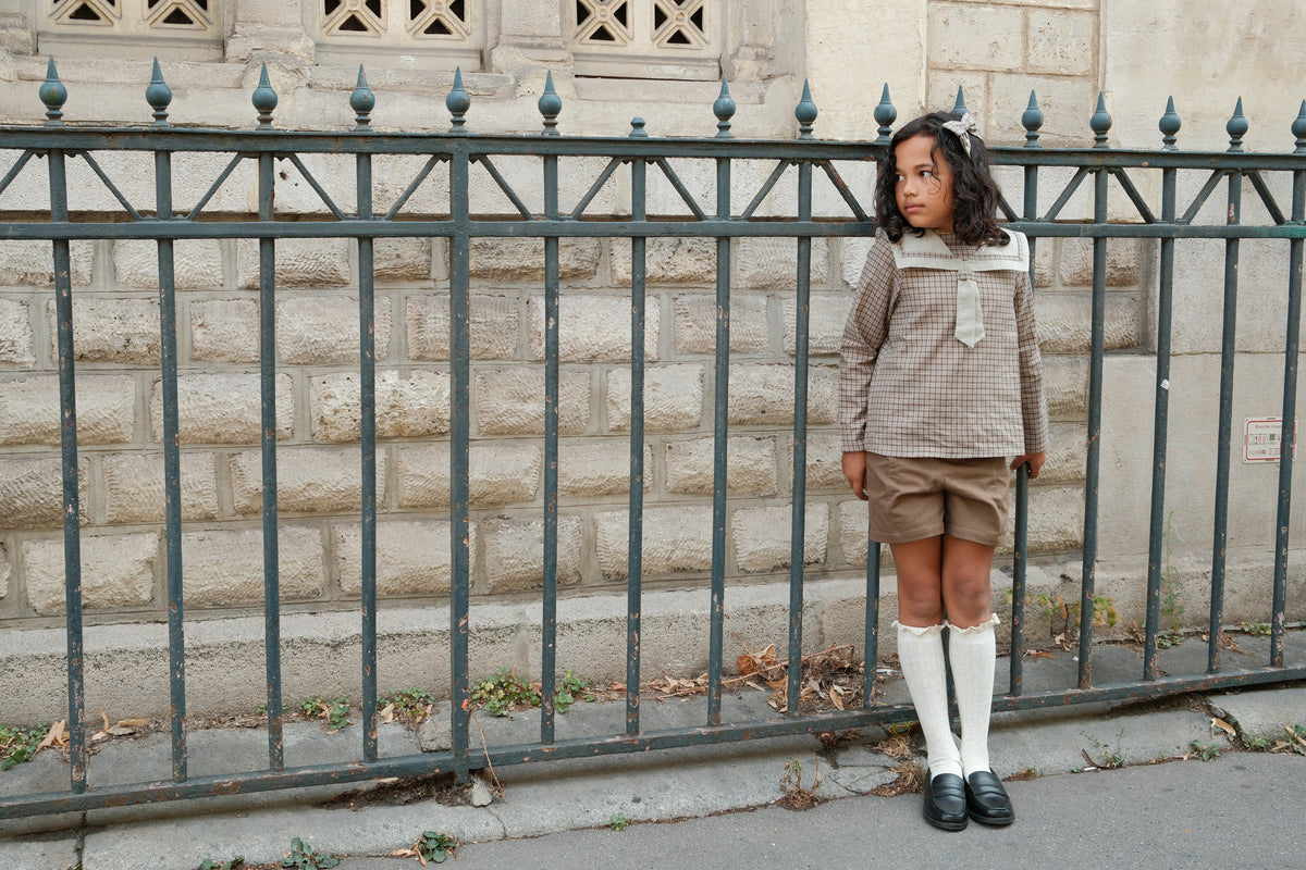 HALLES - olive check [Maison Marelle](26FW)drop1 1