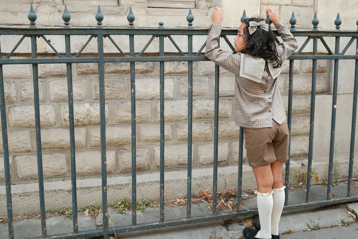 HALLES - olive check [Maison Marelle](26FW)drop1 2
