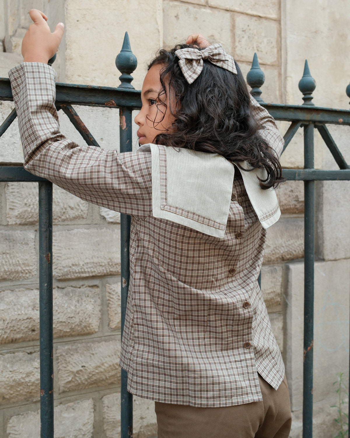 HALLES - olive check [Maison Marelle](26FW)drop1 3
