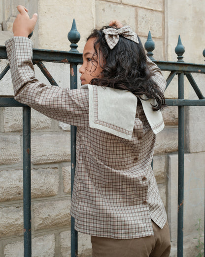 HALLES - olive check [Maison Marelle](26FW)drop1 3