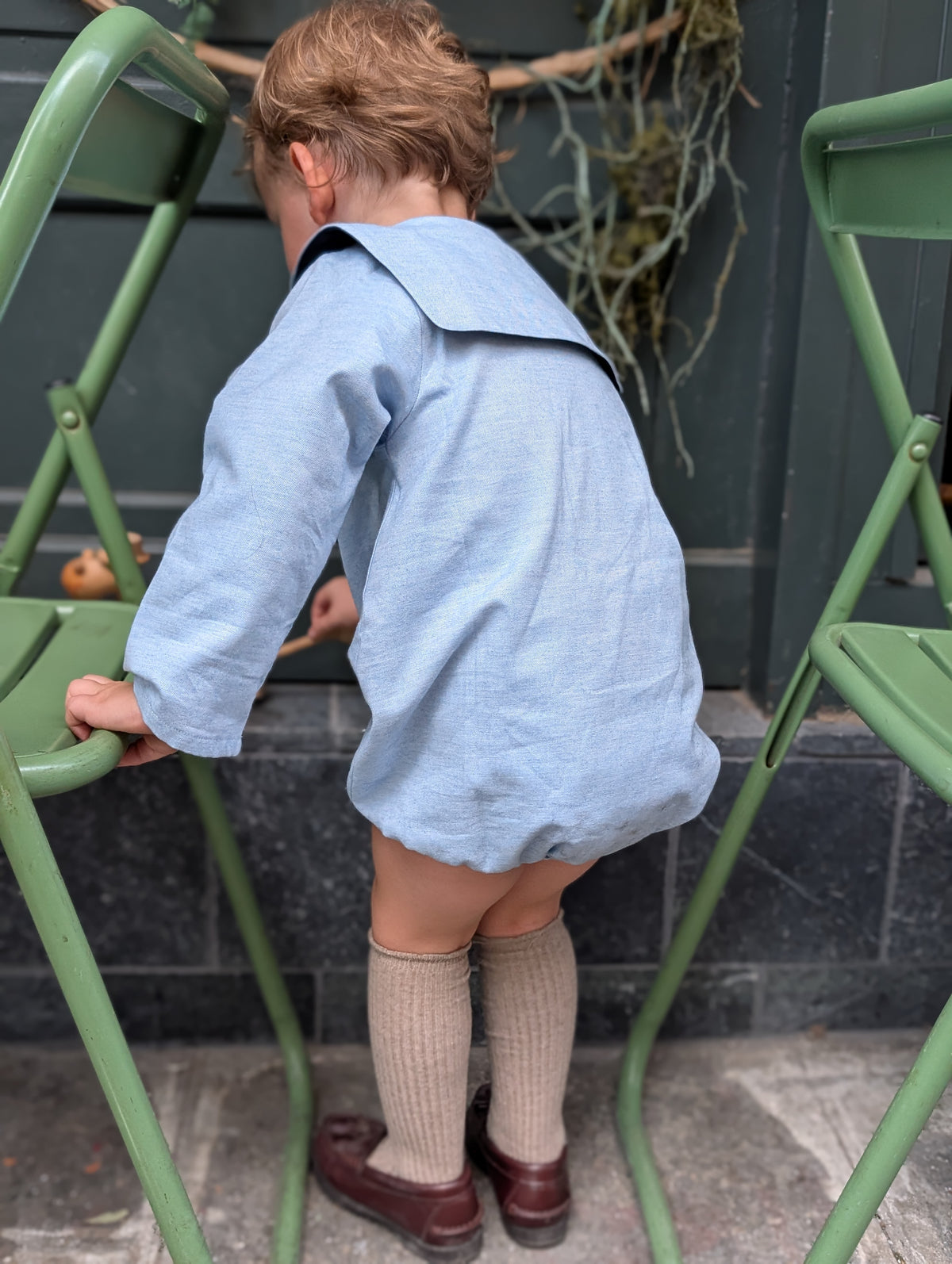 Romper HOCHE - heathered blue [Maison Marelle](26FW)drop1 2