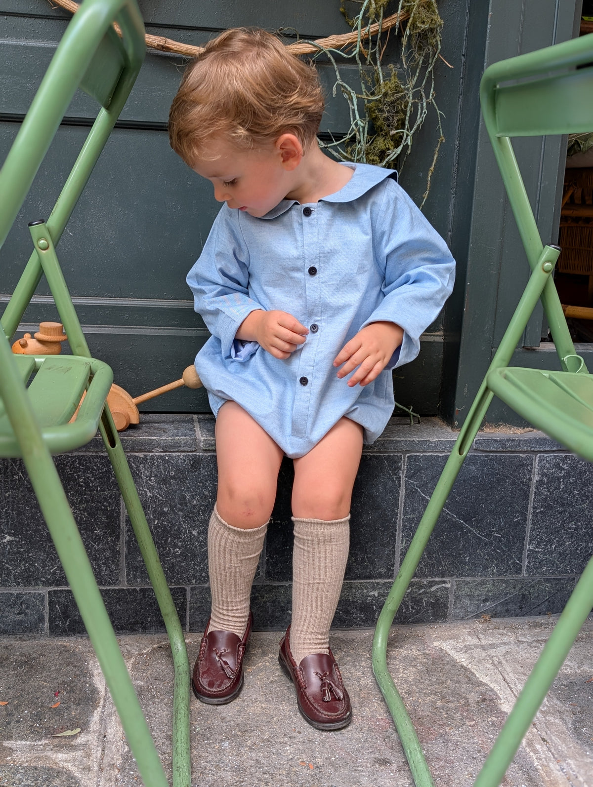 Romper HOCHE - heathered blue [Maison Marelle](26FW)drop1 3