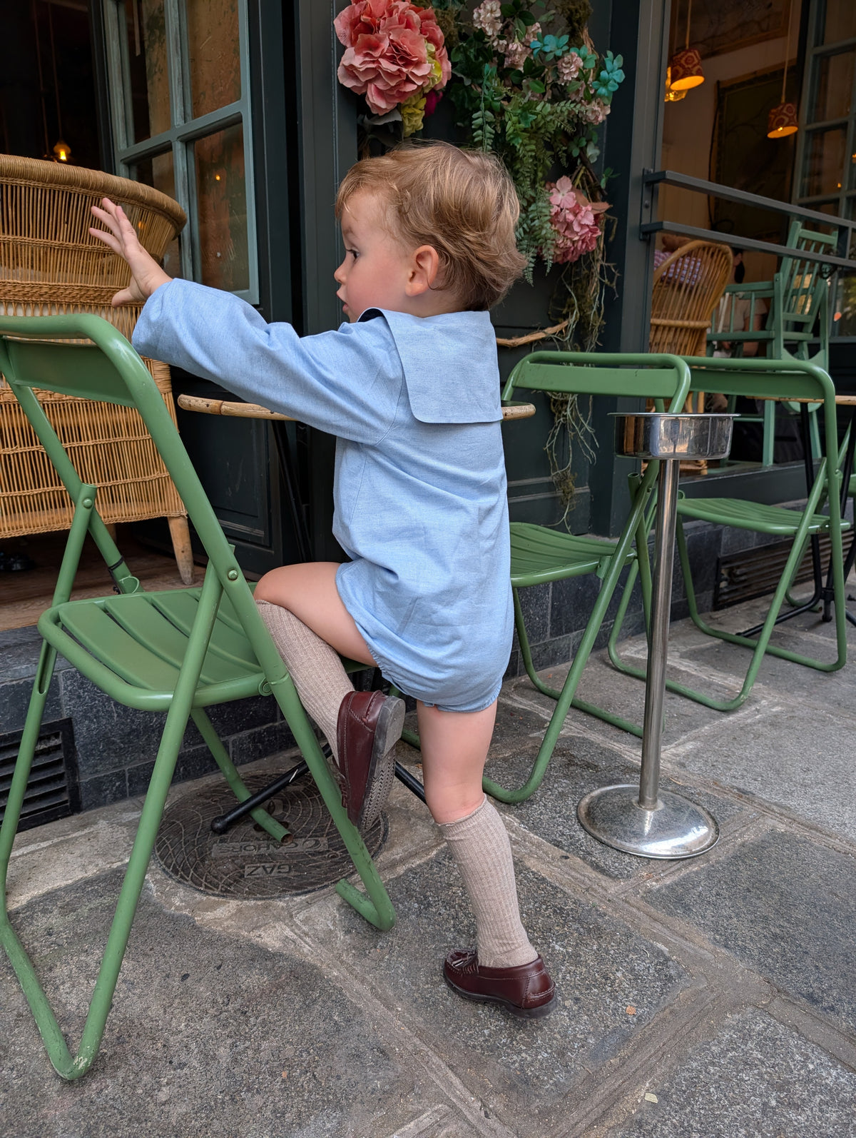 Romper HOCHE - heathered blue [Maison Marelle](26FW)drop1 4