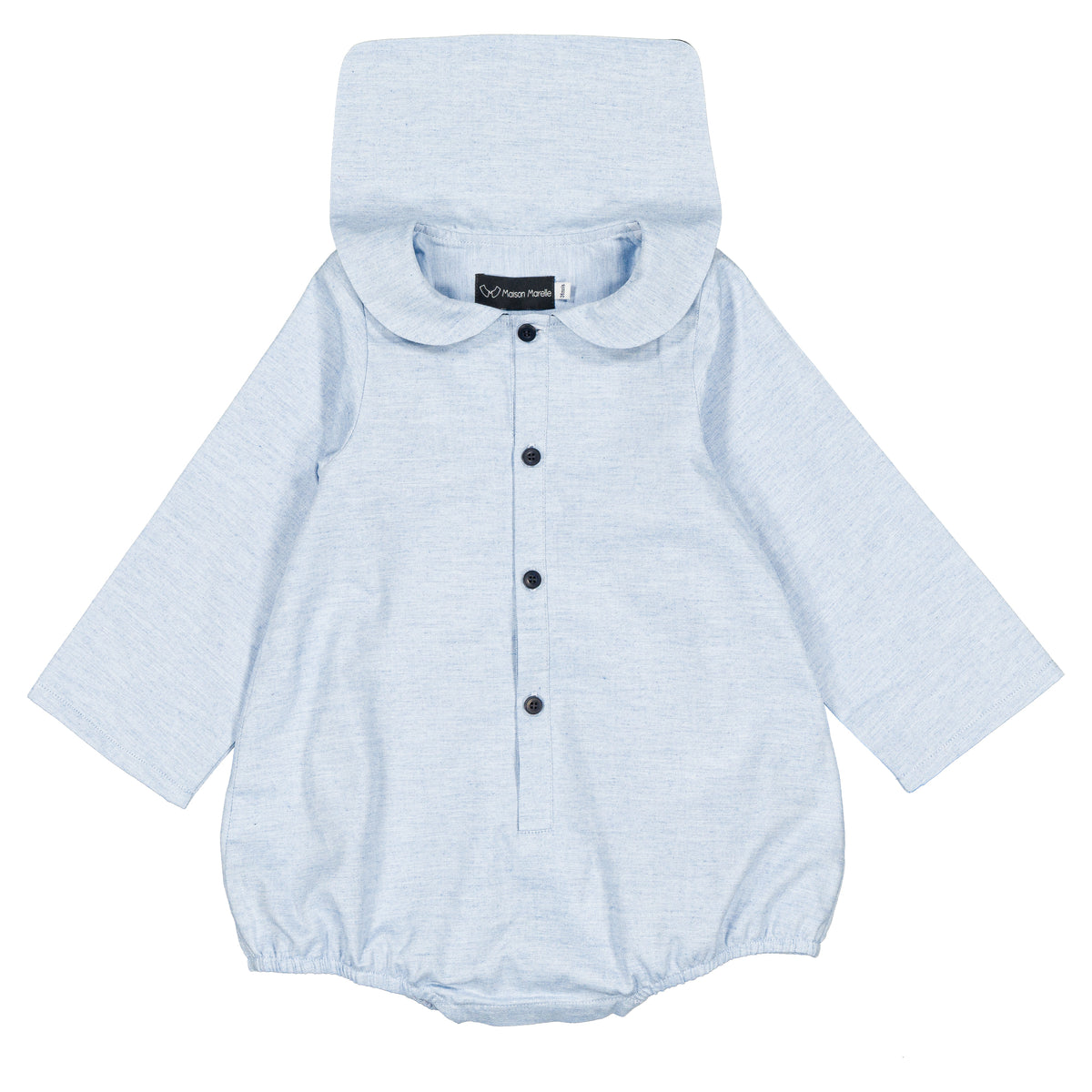 Romper HOCHE - heathered blue [Maison Marelle](26FW)drop1 6