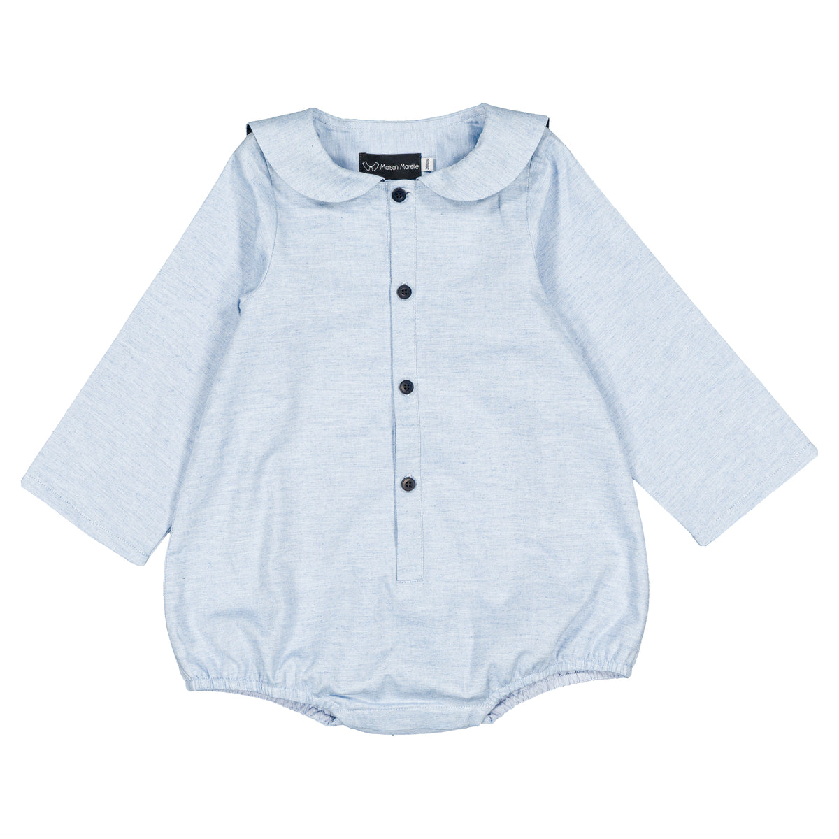 Romper HOCHE - heathered blue [Maison Marelle](26FW)drop1 7