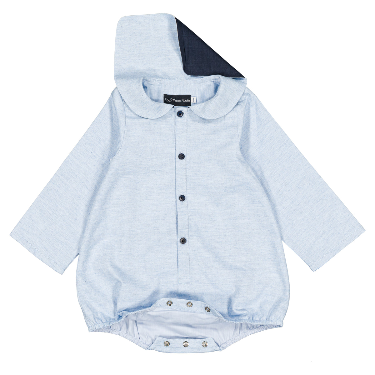 Romper HOCHE - heathered blue [Maison Marelle](26FW)drop1 8