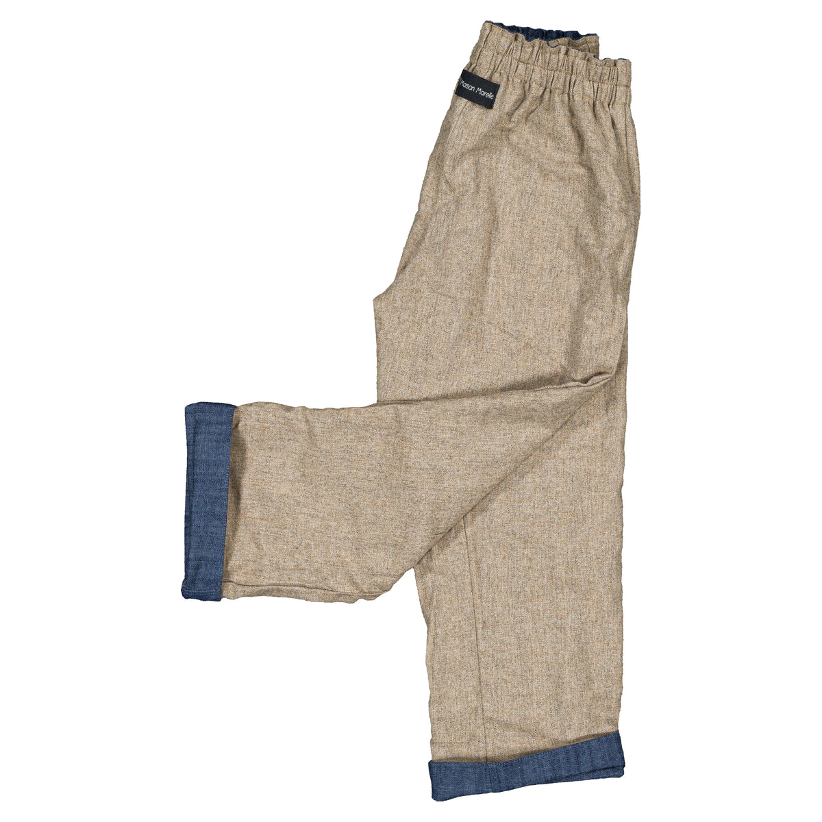 Pants LEBON - blue denim / heathered oatmeal [Maison Marelle](26FW)drop1 8