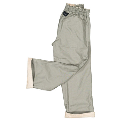 Pants LEBON - velvet beige / sauge linen [Maison Marelle](26FW)drop1 21