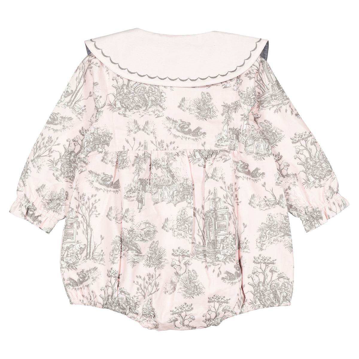 Romper LOTA - pink jouy print [Maison Marelle](26FW)drop1 5