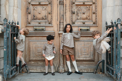 Romper MAZET - olive check [Maison Marelle](26FW)drop1 3