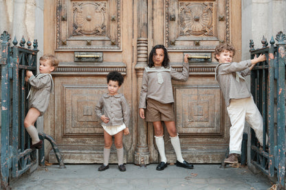 Romper MAZET - olive check [Maison Marelle](26FW)drop1 5
